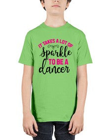 It takes a lot of sparkle to be a dancer 144# - ballet - Youth Tee Unisex