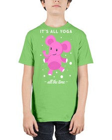 Its All Yoga All the Time 347# - yoga - Youth Tee Unisex