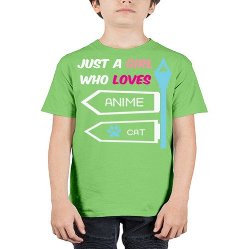 Just A Girl Who Loves Anime 264# - anime - Youth Tee Unisex