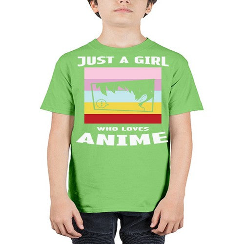 Just A Girl Who Loves Anime 265# - anime - Youth Tee Unisex