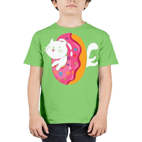 Kawaii Cat Donut Anime Lover Anime 267# - anime - Youth Tee Unisex