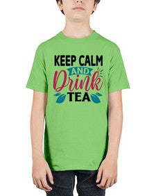Keep Calm And Drink Tea 1259# - tea - Youth Tee Unisex