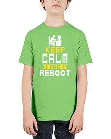 Keep Calm and reboot 27# - computer - Youth Tee Unisex