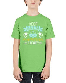 Keep calm and put in a ticket 28# - computer - Youth Tee Unisex