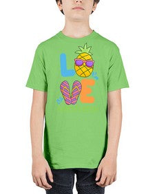 LOVE first Grade Summer Pineapple 515# - first grade - Youth Tee Unisex