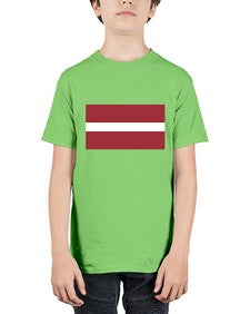 Latvia 1117# - world flags - Youth Tee Unisex