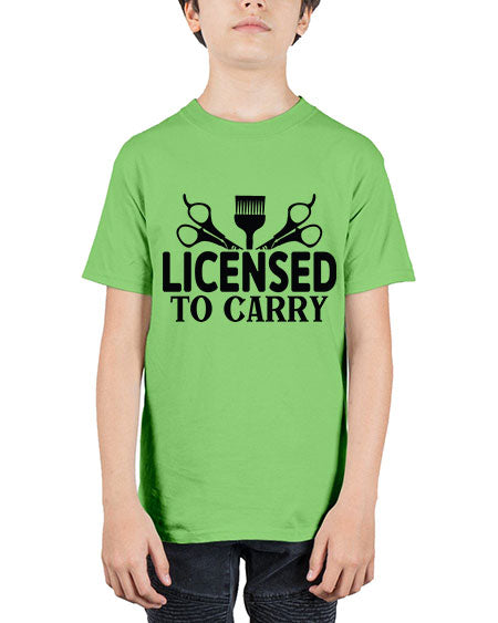 Licensed To Carry 1050# - hairdresser - Youth Tee Unisex