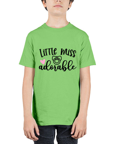 Little Miss Adorable Style 380# - baby - Youth Tee Unisex