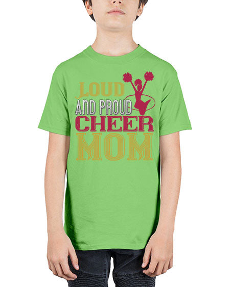 Loud proud cheer mom 764# - cheer - Youth Tee Unisex