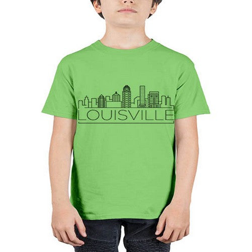 Louisvilla Minimal Skyline 1174# - cities - Youth Tee Unisex