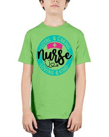 Loyal Caring Nurse Loving Kind Style Style 1078# - nurse - Youth Tee Unisex