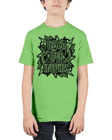 Mandala Teach Love Inspire 763# - mandala - Youth Tee Unisex