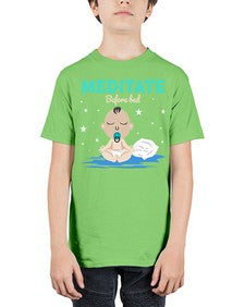 Meditate Before Bed 421# - yoga - Youth Tee Unisex