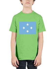 Micronesia 1293# - world flags - Youth Tee Unisex
