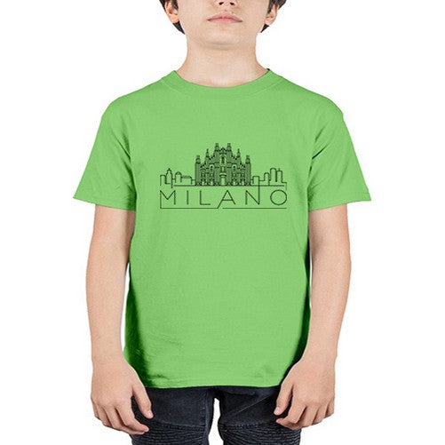 Milano Minimal Skyline 1299# - cities - Youth Tee Unisex