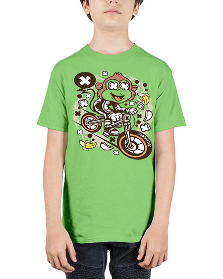 Monkey Downhill - monkey - Youth Tee Unisex