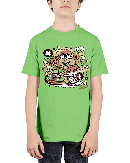 Monkey Hotrod - monkey - Youth Tee Unisex