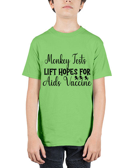 Monkey tests lift hopes for  - monkey - Youth Tee Unisex