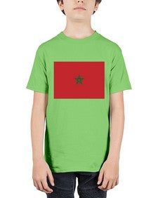 Morocco 1351# - world flags - Youth Tee Unisex