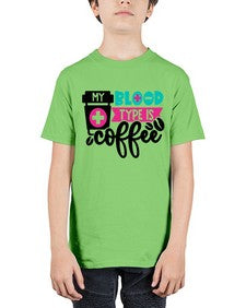 My Blood Type Is Coffee Style Style 1100# - nurse - Youth Tee Unisex
