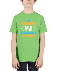 My Brain is running low on ram 24# - computer - Youth Tee Unisex