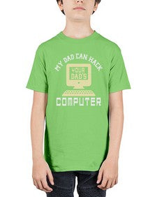My Dad can Hack your dads computer 23# - computer - Youth Tee Unisex