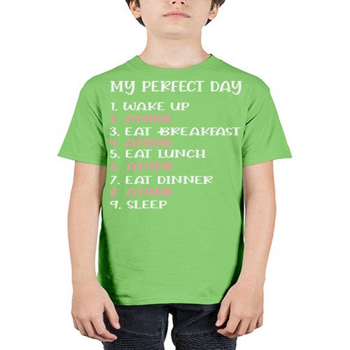 My Perfect Day Funny Kawaii Anime 269# - anime - Youth Tee Unisex