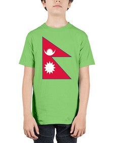Nepal 1430# - world flags - Youth Tee Unisex