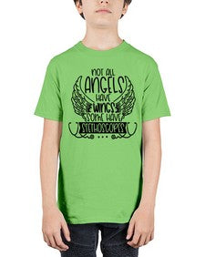 Not All Angels Have Wings Some Have Stethoscopes Style Style 1135# - nurse - Youth Tee Unisex