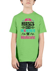 Nurses Are The Heartbeat Style Style 1232# - nurse - Youth Tee Unisex