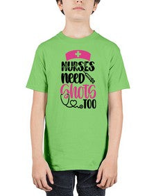 Nurses Need Shots Too Style Style 1252# - nurse - Youth Tee Unisex