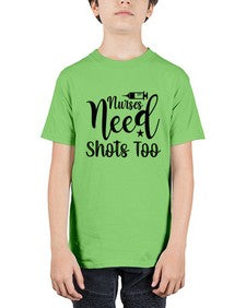Nurses need shots too 1250# - nurse - Youth Tee Unisex