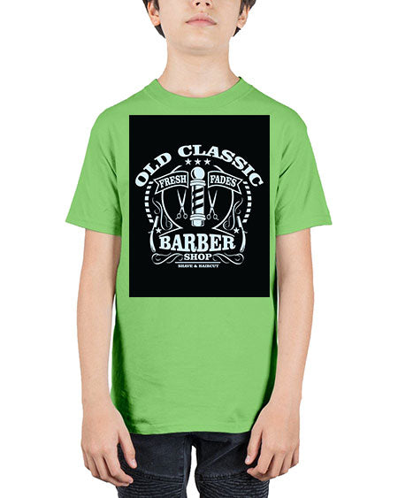 Old Classic Barber1284# - barber - Youth Tee Unisex