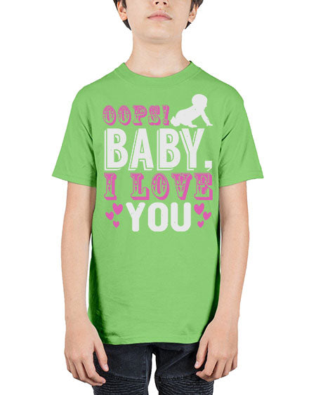 Oops Baby I love You Style 180# - baby - Youth Tee Unisex