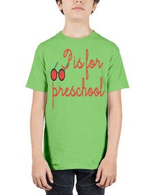 P is for preschool 615# - prek headstart - Youth Tee Unisex