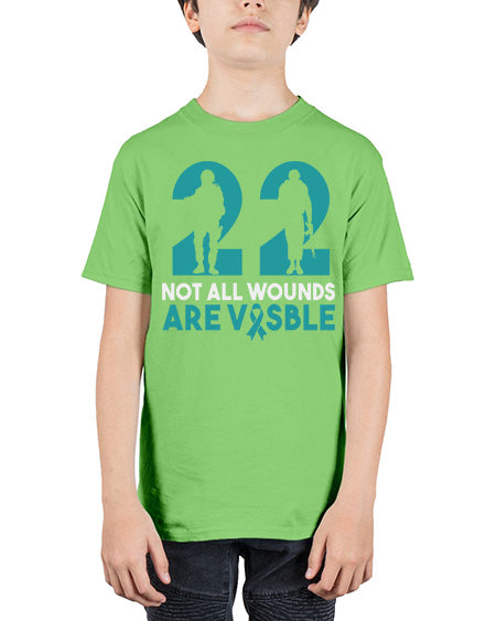 PTSD Awareness Month Support 10# - PTSD - Youth Tee Unisex