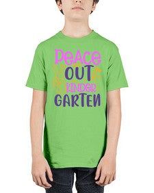 Peace out kinder garten 634# - prek headstart - Youth Tee Unisex