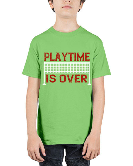 Playtime is over 1932# - badminton - Youth Tee Unisex