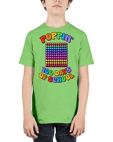 Poppin my way through 650# - one hundred days - Youth Tee Unisex