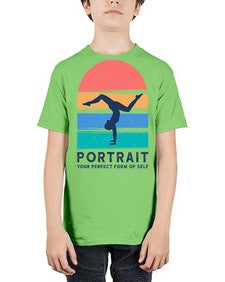 Portrait Your Perfect Form of Self 492# - yoga - Youth Tee Unisex