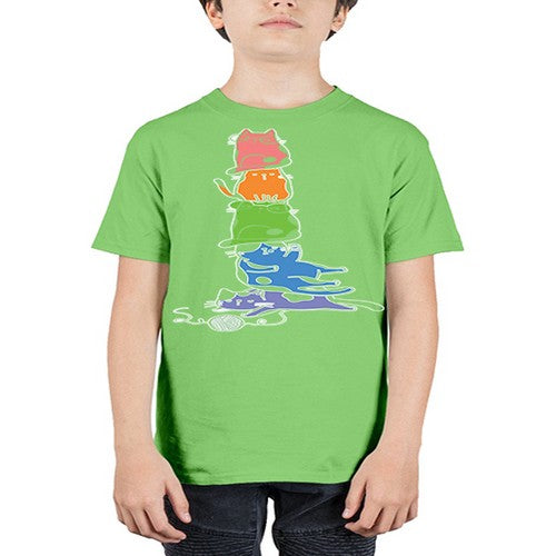 Pride Kawaii Cats Pile Cute Anime 277# - anime - Youth Tee Unisex