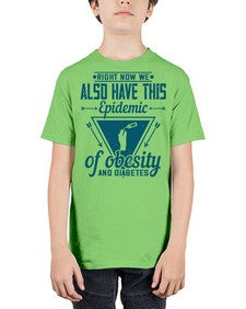 Right now we also have this epidemic of obesity and diabetes Style 13# - diabetes - Youth Tee Unisex