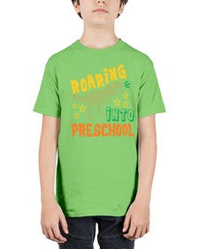 Roaring Into Preschool 756# - prek headstart - Youth Tee Unisex