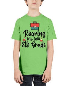 Roaring My Into eighth Grade 757# - eighth grade - Youth Tee Unisex