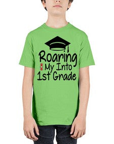 Roaring My Into first Grade 759# - first grade - Youth Tee Unisex