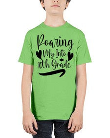 Roaring My Into tenth Grade 765# - tenth grade - Youth Tee Unisex