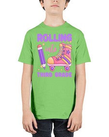 Rolling into third Grade 790# - third grade - Youth Tee Unisex
