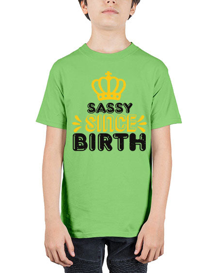 Saddy since birth Style 198# - baby shower - Youth Tee Unisex