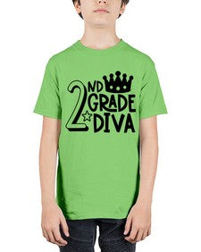 Second Grade Diva 812# - second grade - Youth Tee Unisex