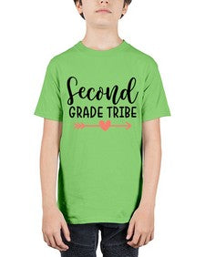 Second Grade Tribe 837# - second grade - Youth Tee Unisex